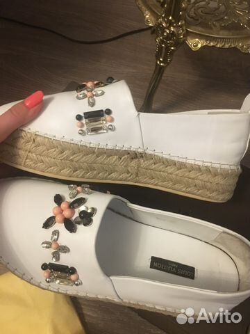 Мокасины эспадрильи слипоны балетки Louis Vuitton Мокасины эспадрильи слипоны балетки Louis Vuitton