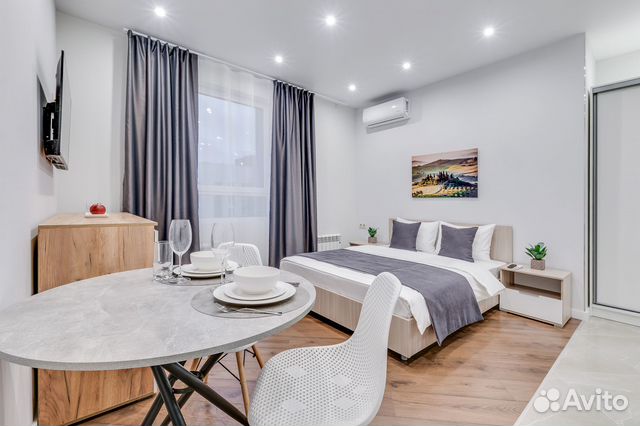 

Квартира-студия, 30 м², 1 кровать