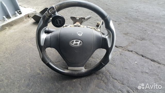 Руль с подушкой безопасности Хундай Тибурон 08г Руль с подушкой безопасности Хундай Тибурон 08г