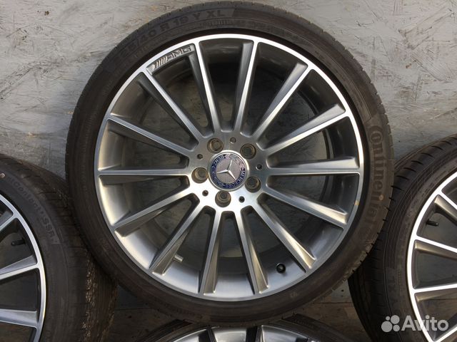 Оригинальные колеса на Mercedes C-Class W205 R19 Оригинальные колеса на Mercedes C-Class W205 R19