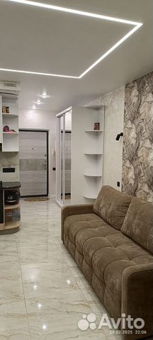 

Квартира-студия, 28 м², 2 кровати