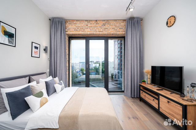 

Квартира-студия, 30 м², 1 кровать