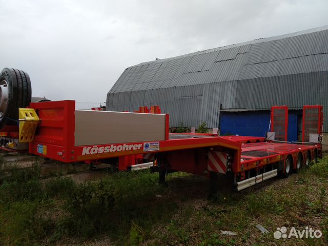 Трал телескоп Kassbohrer LB4E 4х осный низкорамный
