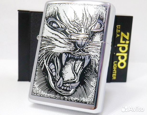 Зажигалка Zippo - Wild Cat Lynx
