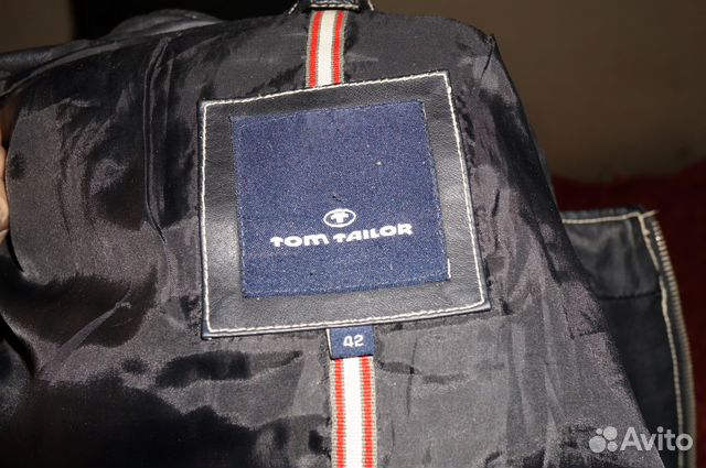 Кожаная куртка Tom Tailor 44 р-р