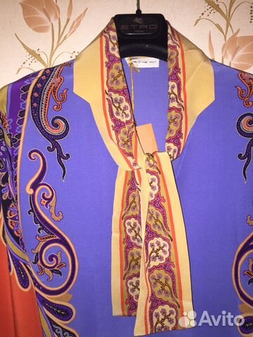 Блузка шелковая Этро Блузка шелковая Этро