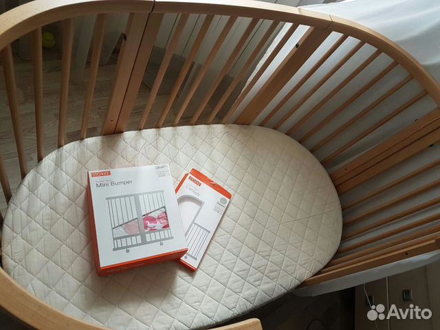 Кровать Stokke Sleepi Mini+стокке Sleepi+балдахин