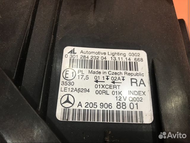 Фары на Мерседес E207 207 w207 E-class Купе