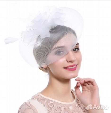 Ретро вуалетки вечерние в ассортименте новые