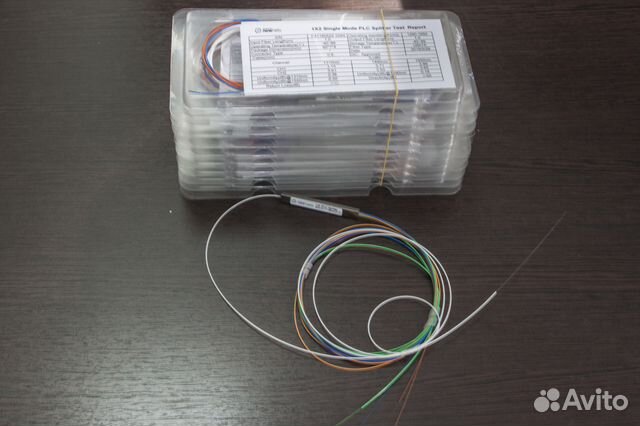 Оптический делитель без портов 1х8 PON splitter Оптический делитель без портов 1х8 PON splitter