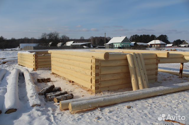 Сруб 4х5м + вынос под рубленную веранду Сруб 4х5м + вынос под рубленную веранду