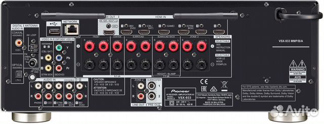 Новые AV-ресиверы Pioneer VSX-933 7.2 канал