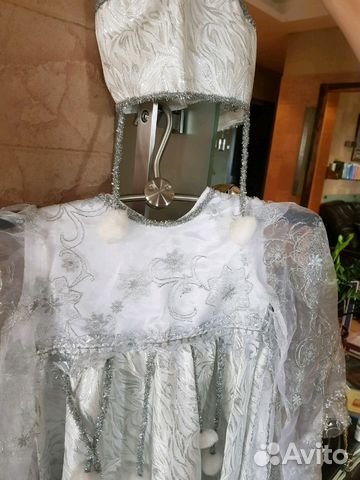 Костюм снежной королевы на девочку 6 - 11 лет