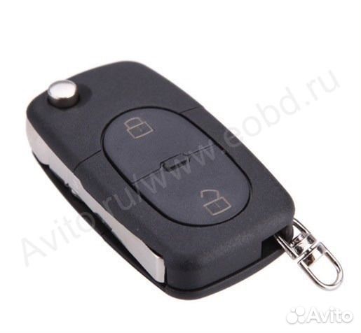 Ключ для Ауди A2 A3 A4 A6 A8 TT 2 кнопки без чипа