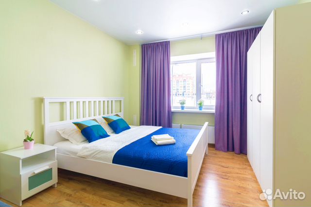 

1-к. квартира, 50 м², 2 кровати