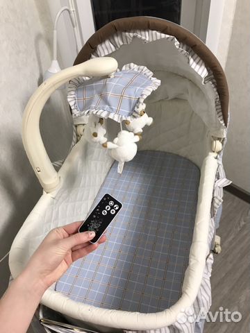 Люлька кроватка- колыбель Babyton синяя Люлька кроватка- колыбель Babyton синяя
