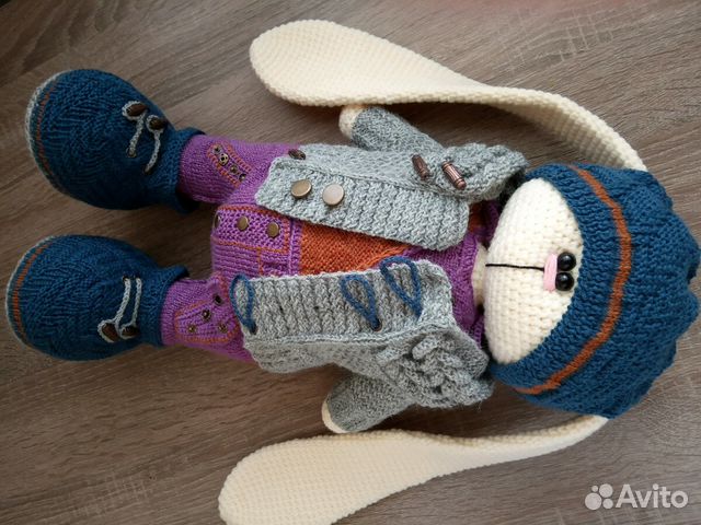 Вязаный зайка Вязаный зайка