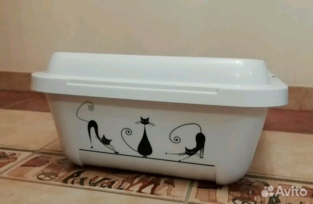 Латок (туалет) для котов и кошек купить на Зозу.ру - фотография № 1