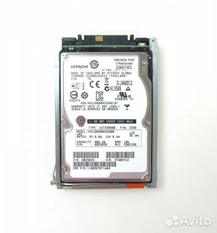 Жесткий диск EMC 600GB 6G 10K 2.5 SAS HDD