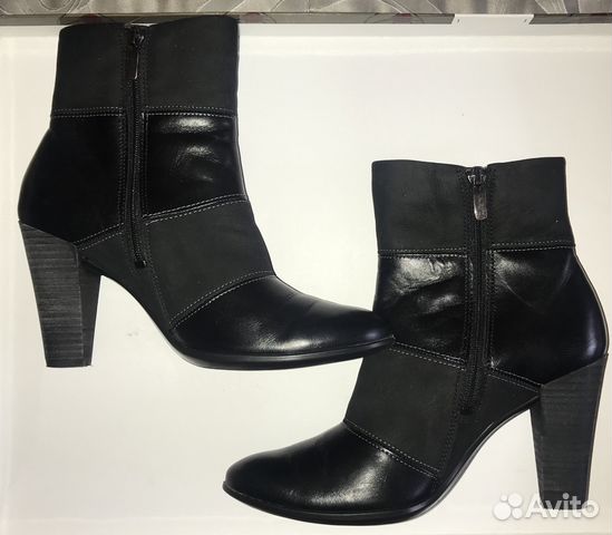 Ecco (Экко), 36 р., брендовые кожаные ботильоны Ecco (Экко), 36 р., брендовые кожаные ботильоны