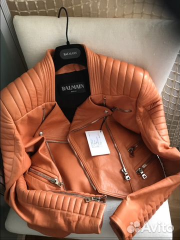 Кожаная куртка Balmain (Франция) Кожаная куртка Balmain (Франция)