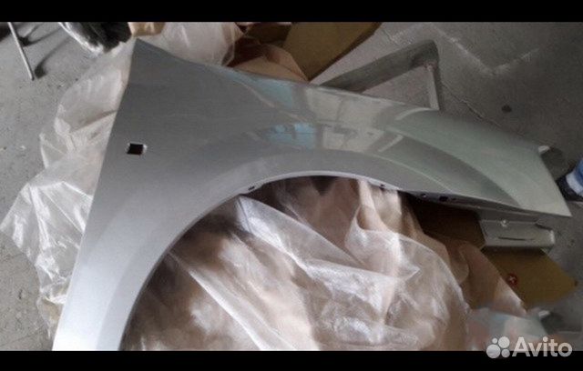 Крыло Лада Ларгус переднее правое Серебристое