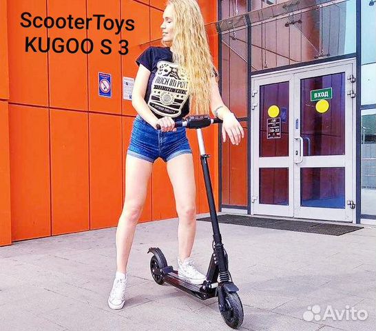 Электросамокат E-scooter Kugoo s 3