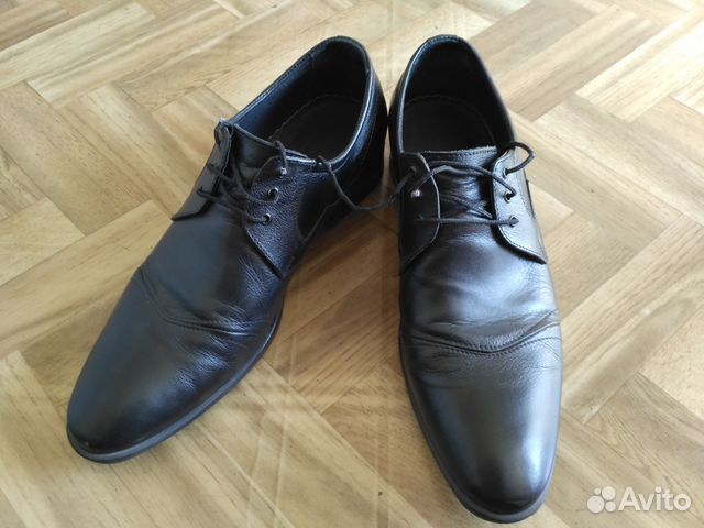 Туфли кожаные мужские 40-41р