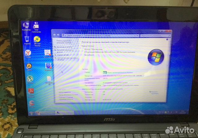 Ноутбук Msi Neo dual core