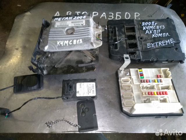 Комплект эбу Renault Megane 2 K4MC813 c АКПП Комплект эбу Renault Megane 2 K4MC813 c АКПП