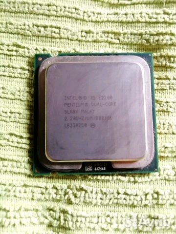 Процессор Intel dual core E2200