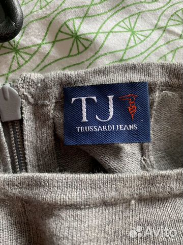 Trussardi jeans платье трикотажное с кашемиром Trussardi jeans платье трикотажное с кашемиром