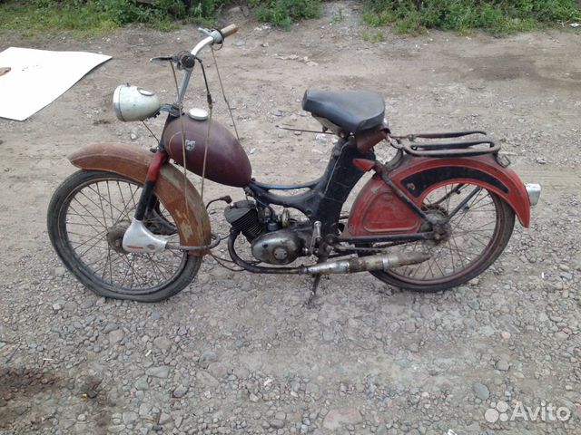 Simson sr2 ретро мопед