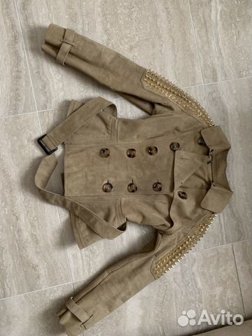 Burberry кожаная куртка