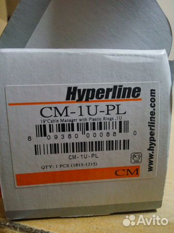 Кабельный органайзер Hyperline CM-1U-PL
