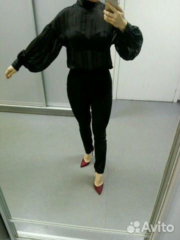 Блуза HM, Брюки и блуза Befree, Туфли 37