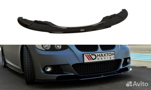 Накладка на бампер BMW 3 E92, E93 (06-10) MD V1