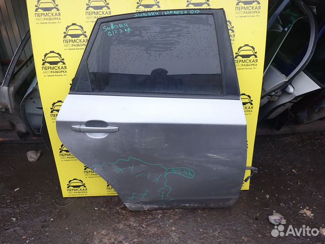 Дверь задняя правая Subaru Impreza G12 2007-2012 Дверь задняя правая Subaru Impreza G12 2007-2012
