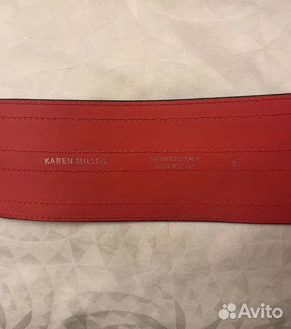 Широкий чёрный ремень пояс кожа Karen Millen Широкий чёрный ремень пояс кожа Karen Millen