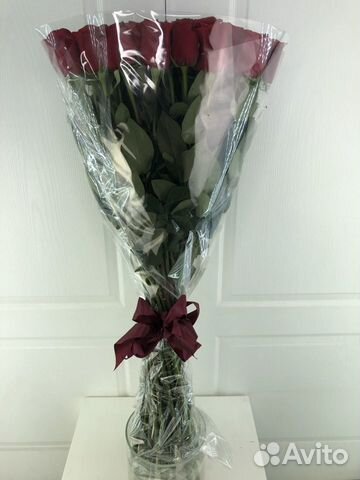 Букет высоких роз