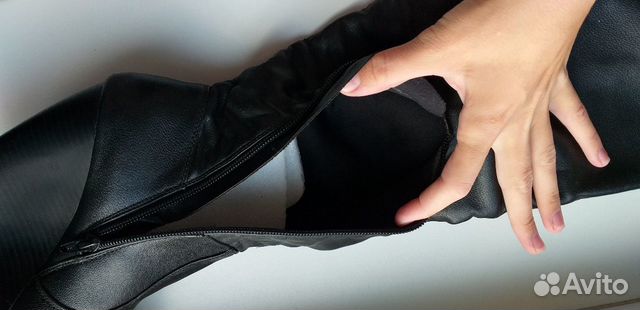 Сапоги ботфорты утепленные