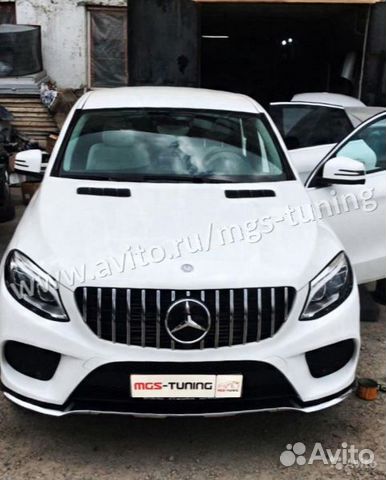 Решетка радиатора Mercedes GLE-Coupe GT style хром Решетка радиатора Mercedes GLE-Coupe GT style хром