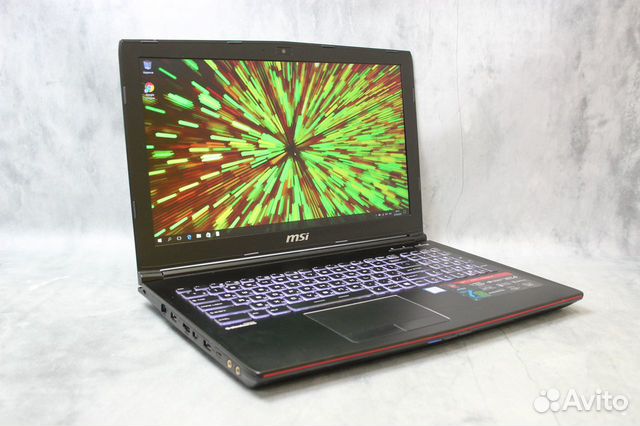 Игровой Ноутбук MSI i7/GeForce GTX 1050/16GB