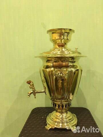 Самовар угольный на дровах 1,2 л эгоист Баташев Самовар угольный на дровах 1,2 л эгоист Баташев