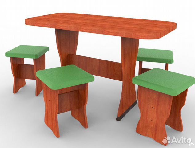 Обеденный Стол + 4 Стула 