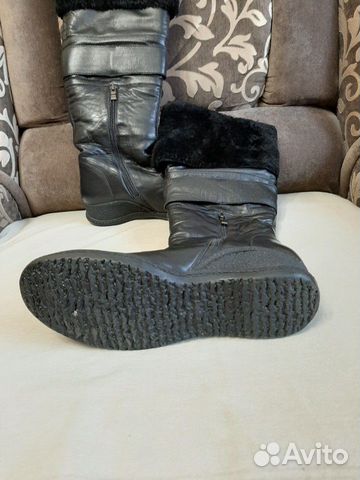Сапоги зимние нат. кожа и мех р.38