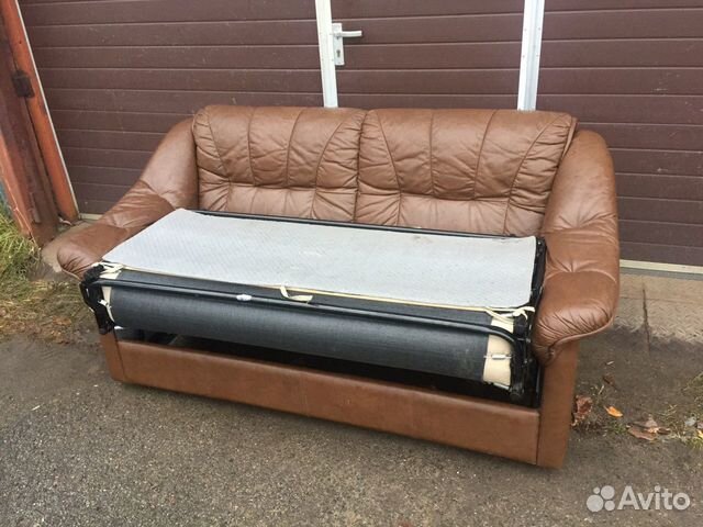 Кожаный раскладной диван Isku Fin Кожаный раскладной диван Isku Fin