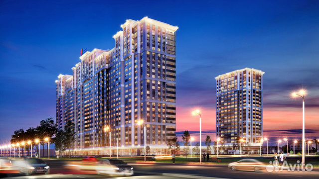 1-к квартира, 35.3 м², 22/23 эт.