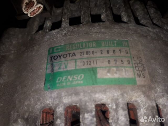 Генератор Toyota Avensis ACA20W 1azfse 2000 Генератор Toyota Avensis ACA20W 1azfse 2000