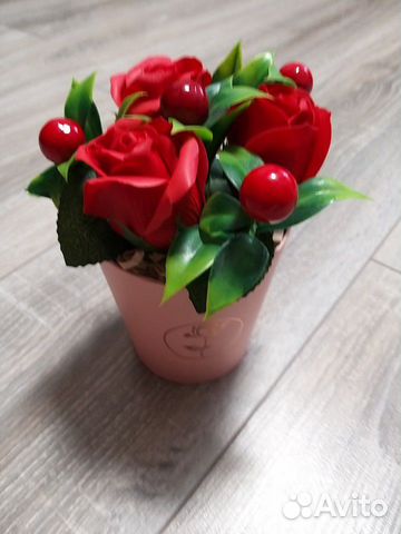 Розы из мыла Розы из мыла